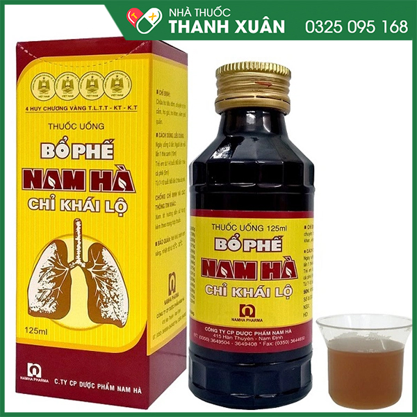 Bổ Phế Nam Hà Chỉ Khái lộ trị ho, tiêu đờm